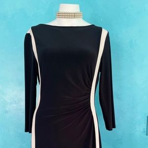 American Living Black/Cream dress